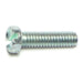 #8-32 x 5/8" Zinc Plated Steel Coarse Thread Slotted Indented Hex Head Machine Screws