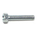#10-24 x 1" Zinc Plated Steel Coarse Thread Slotted Indented Hex Head Machine Screws