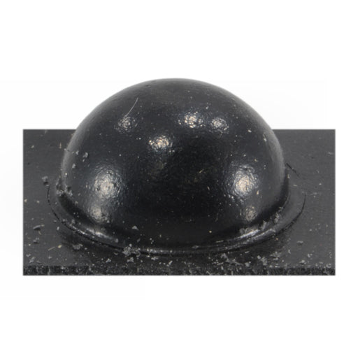 5/8" x 5/8" Black Rubber Round Bumpers