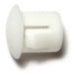 1/4" White Nylon Plastic Flush Head Hole Plugs