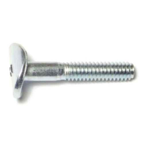 1/4"-20 x 1-1/2" Zinc Plated Steel Coarse Thread Curved Head Machine Screws