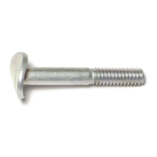 1/4"-20 x 1-3/4" Zinc Plated Steel Coarse Thread Curved Head Machine Screws