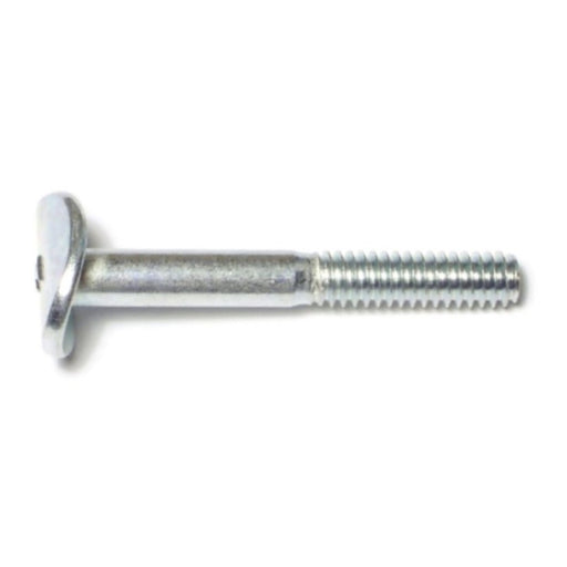 1/4"-20 x 2" Zinc Plated Steel Coarse Thread Curved Head Machine Screws