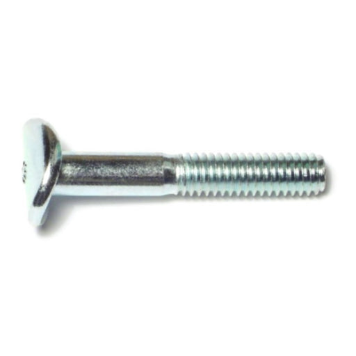 5/16"-18 x 2" Zinc Plated Steel Coarse Thread Curved Head Machine Screws