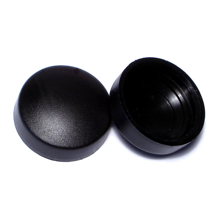 1/4" Black Vinyl Plastic Screw Covers