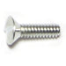 #6-32 x 1/2" Zinc Plated Steel Coarse Thread One-Way Slotted Oval Head Screws