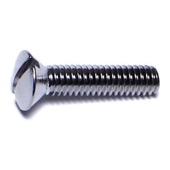 #8-32 x 3/4" Brass Coarse Thread Slotted Oval Head Machine Screws