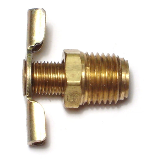 1/4MIP x 1-3/8" Brass Drain Cocks