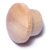 1/4" Birch Wood Round Head Screw Hole Buttons