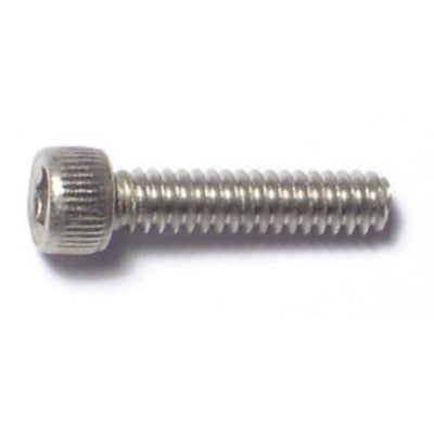 #4-40 x 1/2" 18-8 Stainless Steel Coarse Thread Socket Cap Screws