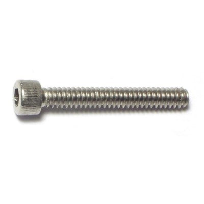 #6-32 x 1" 18-8 Stainless Steel Coarse Thread Socket Cap Screws