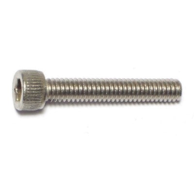 #8-32 x 1" 18-8 Stainless Steel Coarse Thread Socket Cap Screws