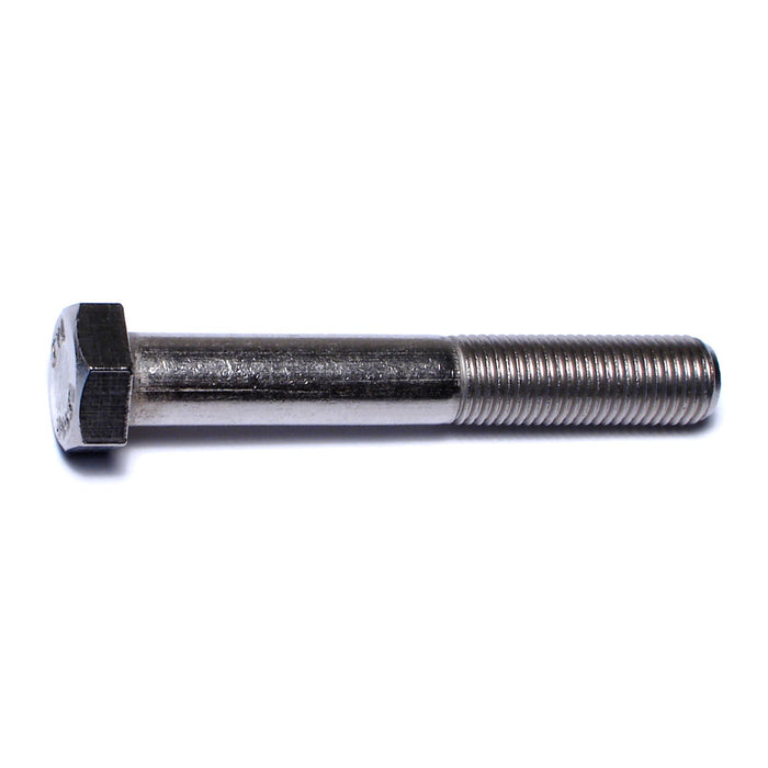3/8"-24 x 2-1/2" 18-8 Stainless Steel Fine Thread Hex Cap Screws