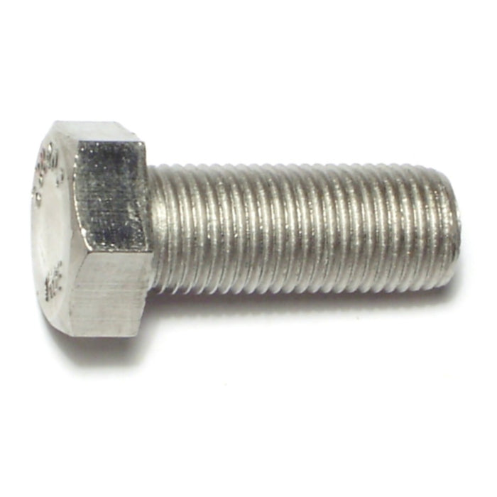 1/2"-20 x 1-1/4" 18-8 Stainless Steel Fine Thread Hex Cap Screws