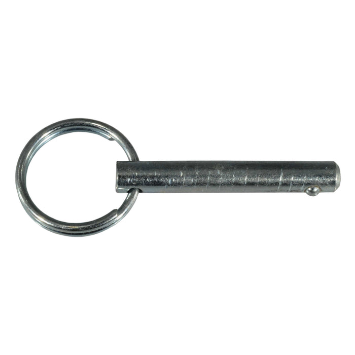 1/4" x 1-1/4" Zinc Plated Steel Cotterless Hitch Pins