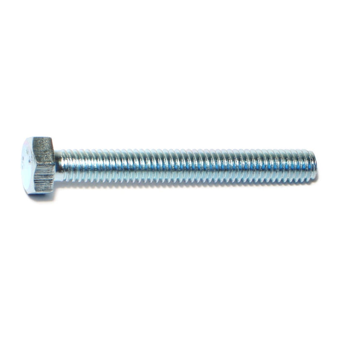 5/16"-18 x 2-1/2" Zinc Plated Steel Coarse Full Thread Hex Head Tap Bolts