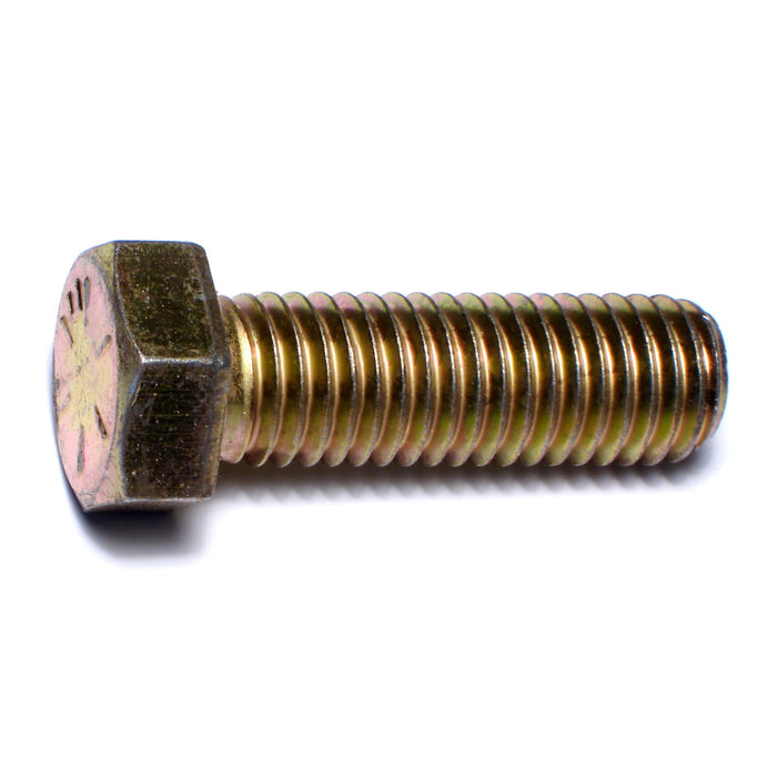 9/16"-12 x 1-3/4" Zinc Plated Grade 8 Steel Coarse Thread Hex Cap Screws