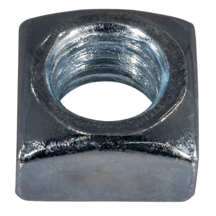 5/8"-11 Zinc Plated Steel Coarse Thread Square Nuts