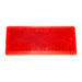 3-1/4" x 1-1/2" Red Plastic Rectangular Stick-On Reflectors