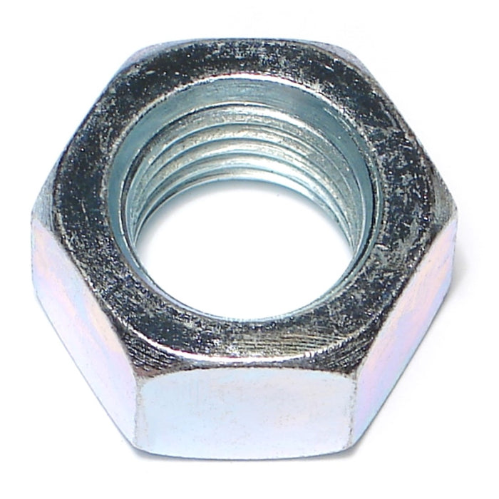 1"-8 Zinc Plated Grade 2 Steel Coarse Thread Finished Hex Nuts