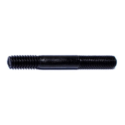 1/4"-20 x 1/4"-28 x 2" Zinc Plated Steel Fine Thread Automotive Studs