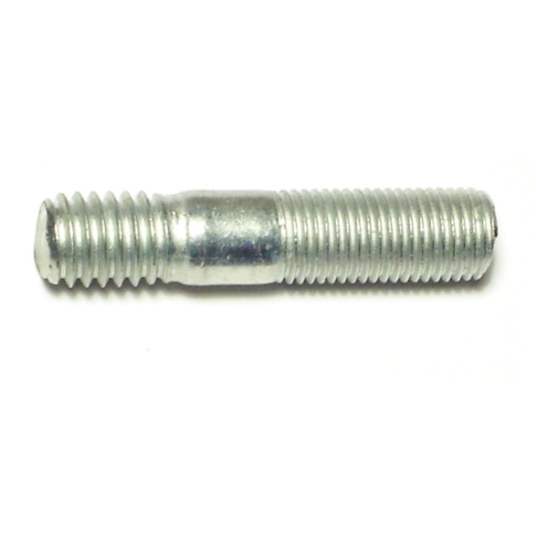 3/8"-16 x 3/8"-16 x 1-3/4" Zinc Plated Steel Coarse Thread Automotive Studs