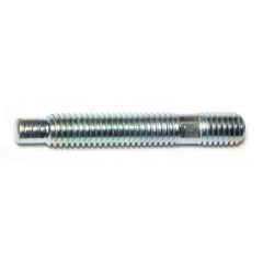 3/8"-16 x 3/8"-16 x 2-9/16" Zinc Plated Steel Coarse Thread Automotive Studs