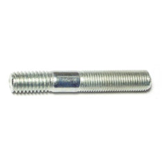 3/8"-16 x 3/8"-24 x 2-3/8" Zinc Plated Steel Fine Thread Automotive Studs