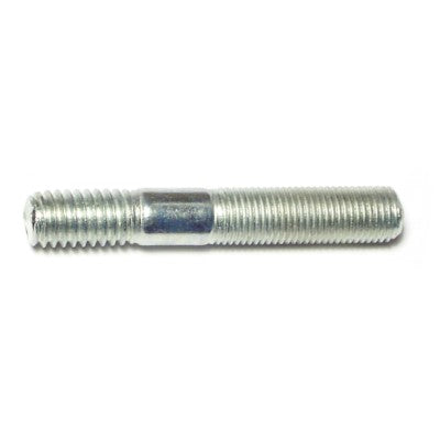 3/8"-16 x 3/8"-24 x 2-3/8" Zinc Plated Steel Fine Thread Automotive Studs