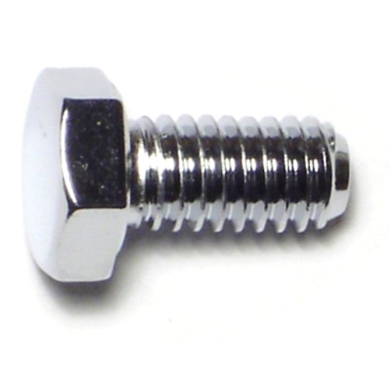 5/16"-18 x 5/8" Chrome Plated Grade 5 Steel Coarse Thread Hex Cap Screws