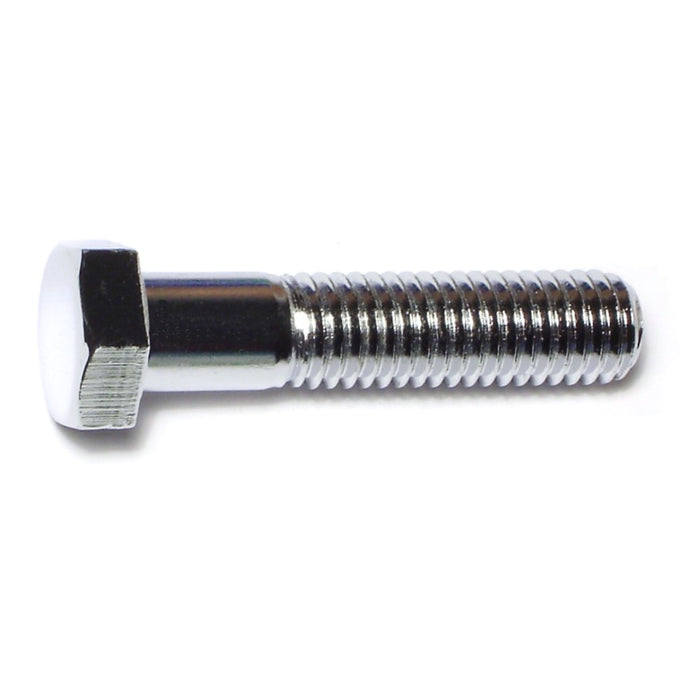 1/2"-13 x 2-1/4" Chrome Plated Grade 5 Steel Coarse Thread Hex Cap Screws