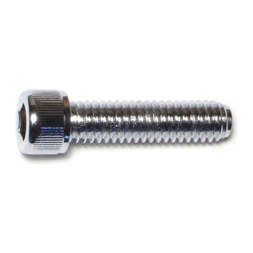 5/16"-18 x 1-1/4" Chrome Plated Grade 8 Steel Coarse Thread Knurled Socket Cap Screws