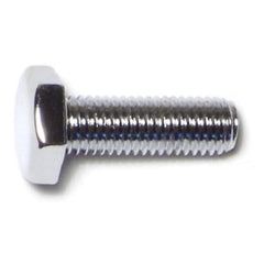 1/4"-28 x 3/4" Chrome Plated Grade 5 Steel Fine Thread Hex Cap Screws