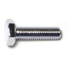 1/4"-28 x 7/8" Chrome Plated Grade 5 Steel Fine Thread Hex Cap Screws
