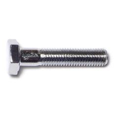 1/4"-28 x 1-1/4" Chrome Plated Grade 5 Steel Fine Thread Hex Cap Screws
