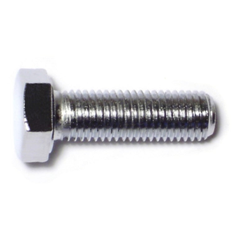 5/16"-24 x 1" Chrome Plated Grade 5 Steel Fine Thread Hex Cap Screws