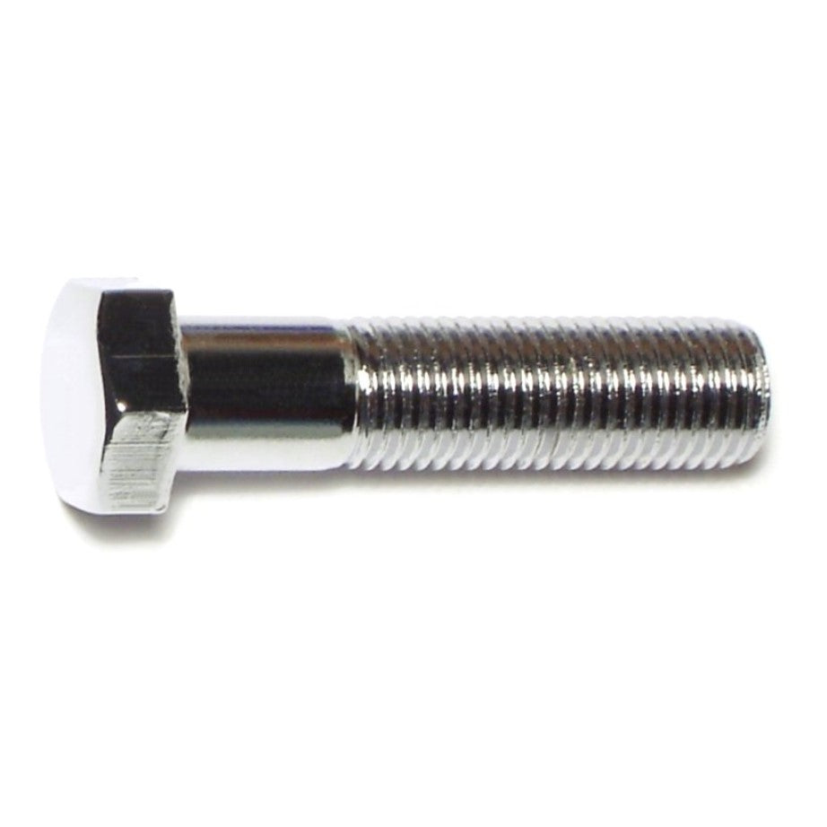 7/16"-20 x 1-3/4" Chrome Plated Grade 5 Steel Fine Thread Hex Cap Screws