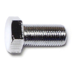 1/2"-20 x 1" Chrome Plated Grade 5 Steel Fine Thread Hex Cap Screws
