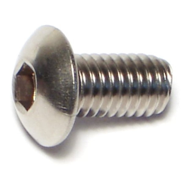 #10-32 x 3/8" 18-8 Stainless Steel Fine Thread Button Head Socket Cap Screws