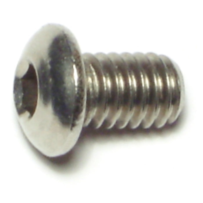 5/16"-18 x 1/2" 18-8 Stainless Steel Coarse Thread Button Head Socket Cap Screws