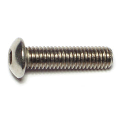 3/8"-16 x 1-1/2" 18-8 Stainless Steel Coarse Thread Button Head Socket Cap Screws
