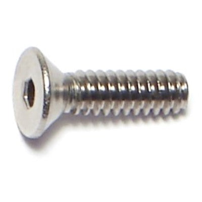 #6-32 x 1/2" 18-8 Stainless Steel Coarse Thread Flat Head Socket Cap Screws