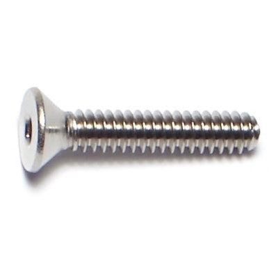 #6-32 x 3/4" 18-8 Stainless Steel Coarse Thread Flat Head Socket Cap Screws