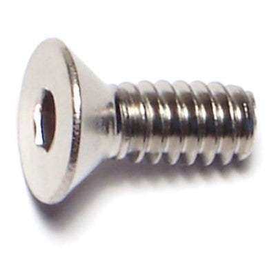 #10-24 x 1/2" 18-8 Stainless Steel Coarse Thread Flat Head Socket Cap Screws