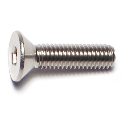 #10-32 x 3/4" 18-8 Stainless Steel Fine Thread Flat Head Socket Cap Screws