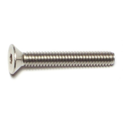 1/4"-20 x 1-3/4" 18-8 Stainless Steel Coarse Thread Flat Head Socket Cap Screws