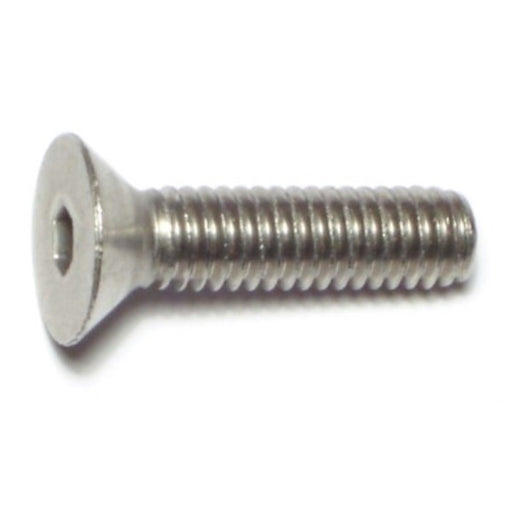 5/16"-18 x 1-1/4" 18-8 Stainless Steel Coarse Thread Flat Head Socket Cap Screws