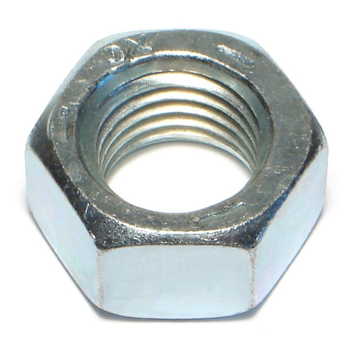 7/8"-9 Zinc Plated Grade 5 Steel Coarse Thread Hex Nuts