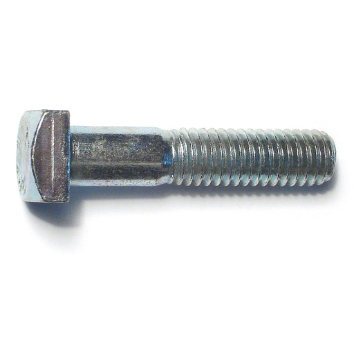 3/8"-16 x 1-3/4" Zinc Plated Grade 2 / A307 Steel Coarse Thread Square Head Bolts
