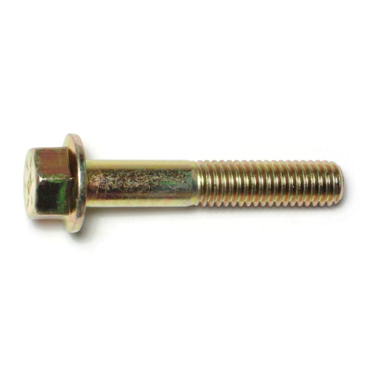 7/16"-14 x 2-1/2" Zinc Plated Grade 8 Steel Coarse Thread Hex Washer Head Flange Bolts